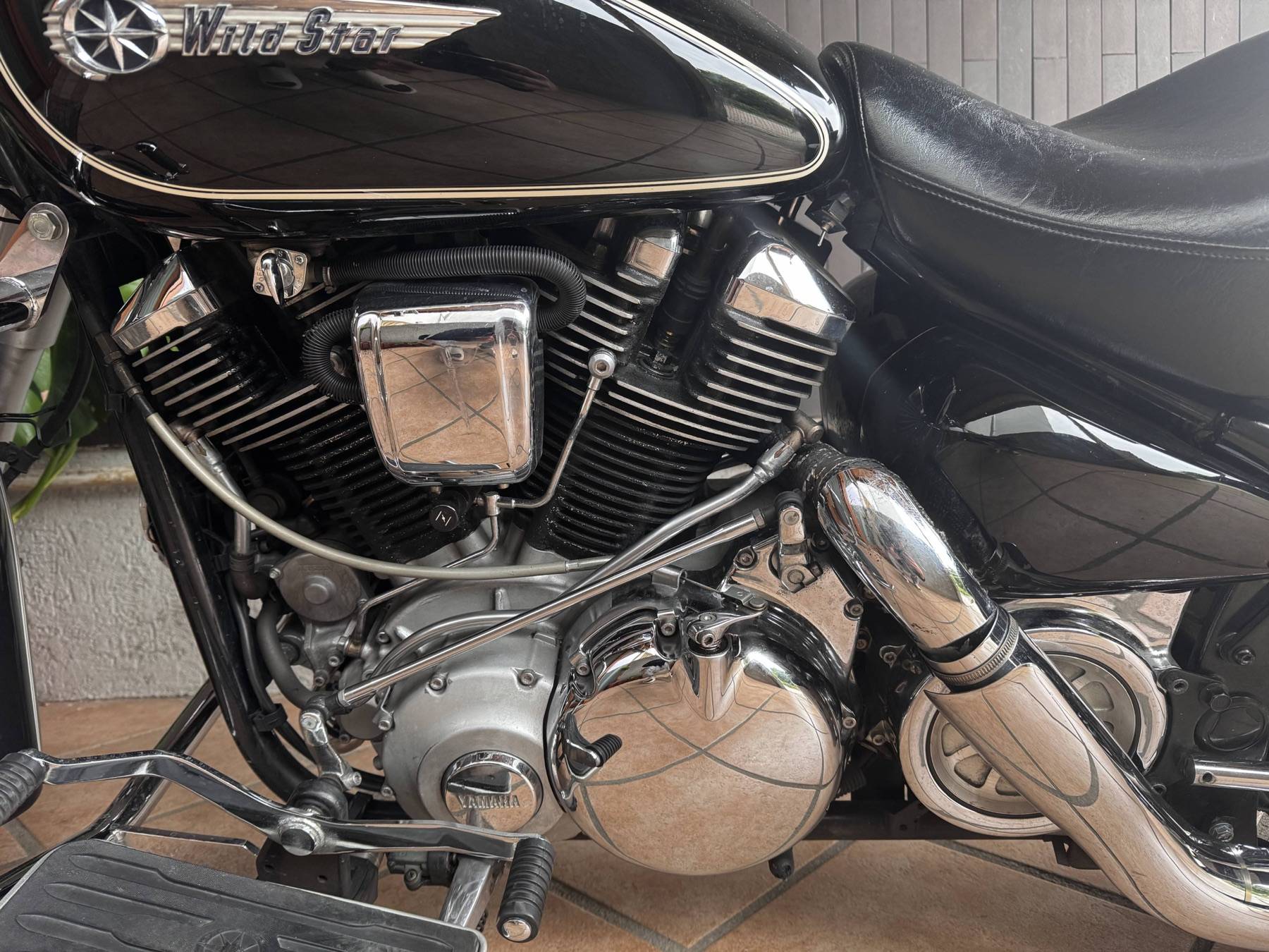 Dettaglio del motore V-twin
