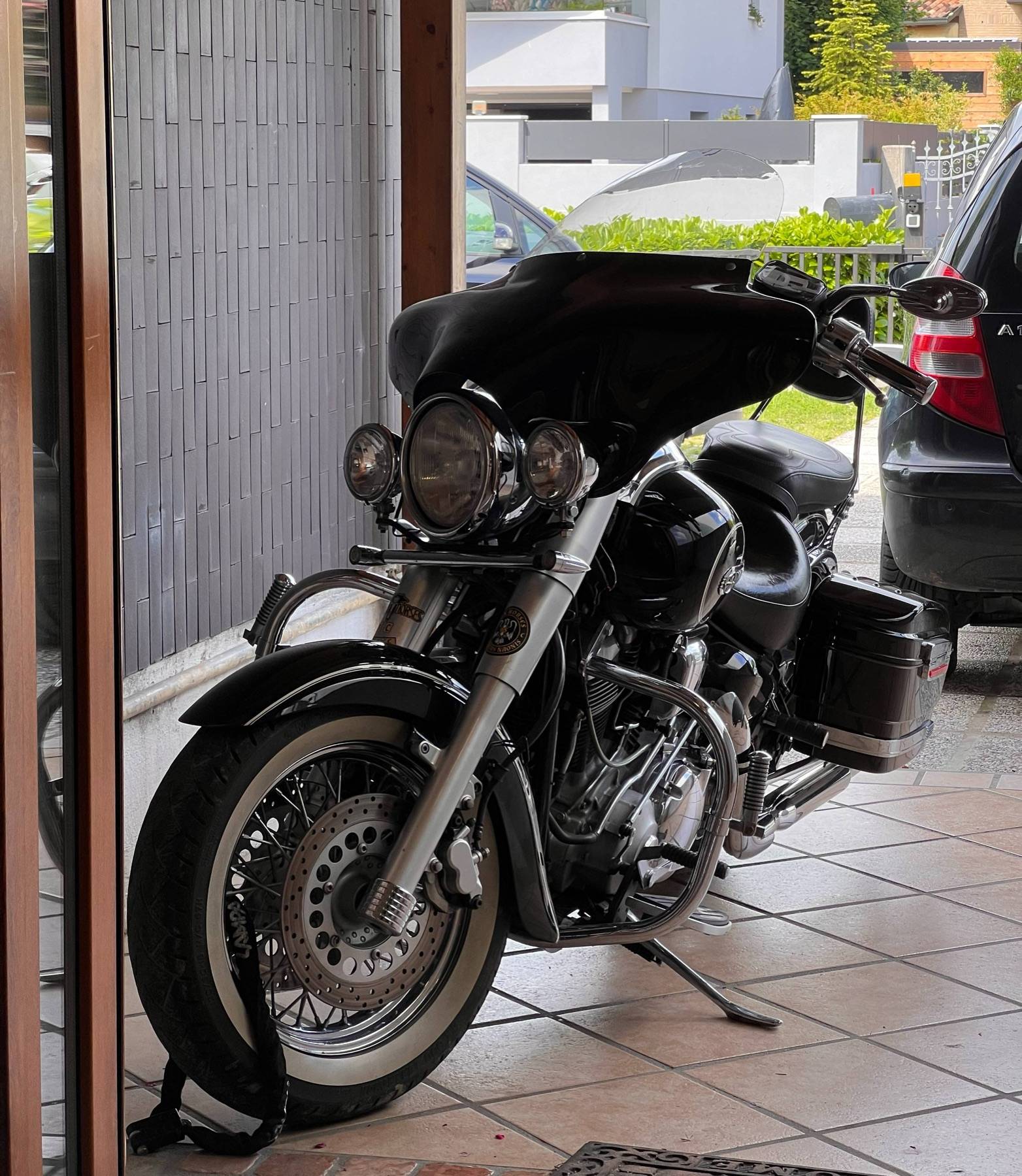 Profilo frontale della Yamaha Wild Star 1600